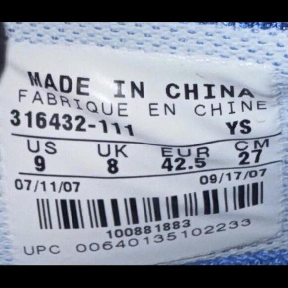 Nike Men's Vandal Low Retro 2008 Blue/White 316432-111 Sz 9 - Picture 9 of 9